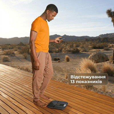Ваги підлогові RENPHO Elis Solar 2 Smart Body Scale Black (R-A020-BK) Ваги підлогові RENPHO Elis Solar 2 Smart Body Scale Black (R-A020-BK)