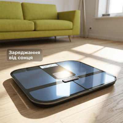 Ваги підлогові RENPHO Elis Solar 2 Smart Body Scale Black (R-A020-BK) Ваги підлогові RENPHO Elis Solar 2 Smart Body Scale Black (R-A020-BK)