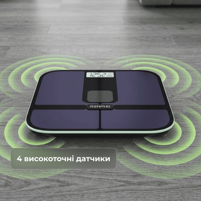 Ваги підлогові RENPHO Elis Solar 2 Smart Body Scale Black (R-A020-BK) Ваги підлогові RENPHO Elis Solar 2 Smart Body Scale Black (R-A020-BK)