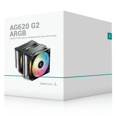 Кулер процесорний DeepCool AG620 G2 ARGB (R-AG620-BKAMMG2-G)