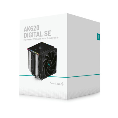 Кулер процесорний DeepCool AK620 Digital SE (R-AK620-BKADMN-GJD) Кулер процесорний DeepCool AK620 Digital SE (R-AK620-BKADMN-GJD)