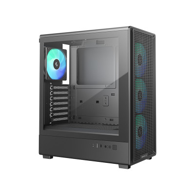 Корпус DeepCool CC550 4F Black (R-CC550BKANA4-G) Корпус DeepCool CC550 4F Black (R-CC550BKANA4-G)