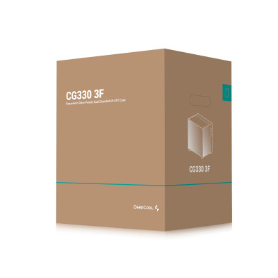 Корпус DeepCool CG330 3F Black (R-CG330-BKNGM3-G) без БЖ