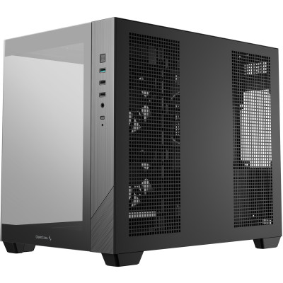 Корпус DeepCool CG330 3F Black (R-CG330-BKNGM3-G) без БЖ