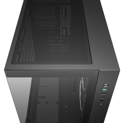 Корпус DeepCool CG330 3F Black (R-CG330-BKNGM3-G) без БЖ