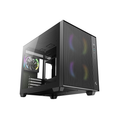 Корпус DeepCool CG330 Mesh 3F Black (R-CG330MESH-BKANM3-G) Корпус DeepCool CG330 Mesh 3F Black (R-CG330MESH-BKANM3-G)