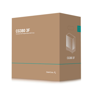 Корпус DeepCool CG380 3F Black (R-CG380-BKAGM3-G) без БЖ
