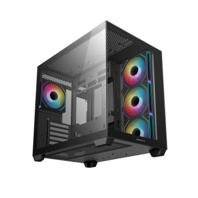 Корпус DeepCool CG530 4F Black (R-CG530-BKADA4-G-1) без БЖ Корпус DeepCool CG530 4F Black (R-CG530-BKADA4-G-1) без БЖ