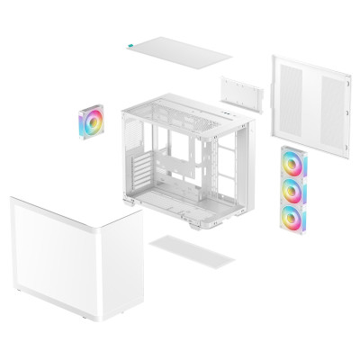 Корпус DeepCool CG530U 4F White (R-CG530U-WHAGA4-G) без БЖ