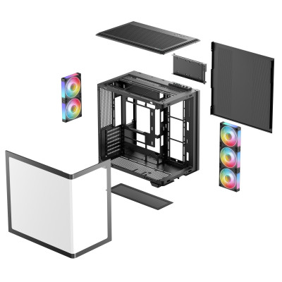 Корпус DeepCool CG590U 5F Black (R-CG590U-BKAGA5-G) Корпус DeepCool CG590U 5F Black (R-CG590U-BKAGA5-G)