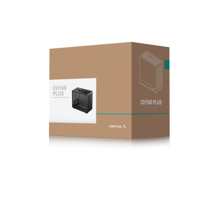 Корпус DeepCool CH160 Plus Black (R-CH160-BKNGM0-G) без БЖ Корпус DeepCool CH160 Plus Black (R-CH160-BKNGM0-G) без БЖ