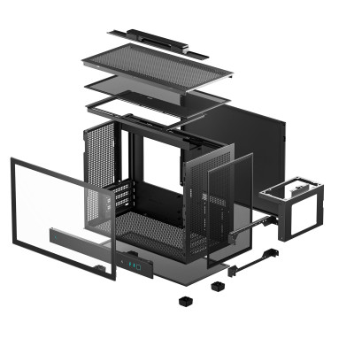 Корпус DeepCool CH160 Plus Black (R-CH160-BKNGM0-G) без БЖ Корпус DeepCool CH160 Plus Black (R-CH160-BKNGM0-G) без БЖ