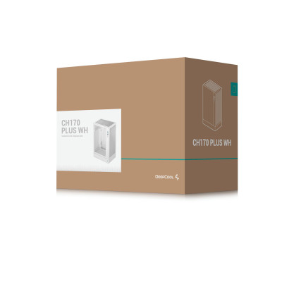 Корпус DeepCool CH170 Plus White (R-CH170-WHNGM0-G) без БЖ