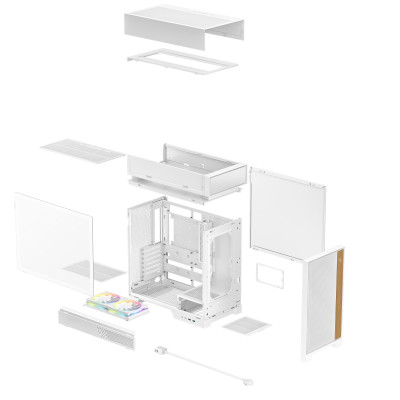 Корпус DeepCool CL660 White (R-CL660-WHNNA0-G-1)