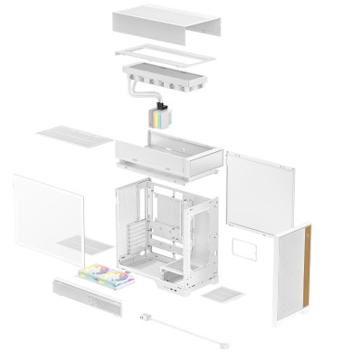 Корпус DeepCool CL6600 White (R-CL6600-WHNNA0-G) Корпус DeepCool CL6600 White (R-CL6600-WHNNA0-G)