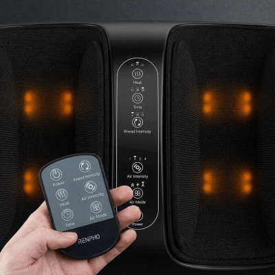 Масажер для ніг RENPHO 2-in-1 Foot and Calf Massager White (R-D001R-WH) Масажер для ніг RENPHO 2-in-1 Foot and Calf Massager White (R-D001R-WH)
