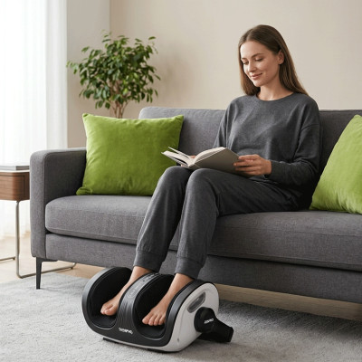 Масажер для ніг RENPHO 2-in-1 Foot and Calf Massager White (R-D001R-WH) Масажер для ніг RENPHO 2-in-1 Foot and Calf Massager White (R-D001R-WH)