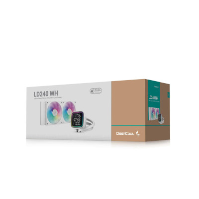 Система водяного охолодження DeepCool LD240 White (R-LD240-WHDMMN-G-1) Система водяного охолодження DeepCool LD240 White (R-LD240-WHDMMN-G-1)