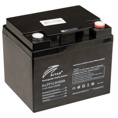 Акумуляторна батарея Ritar 12.8V 50AH (R-LFP12.8V50AH)