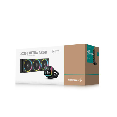 Система водяного охолодження DeepCool LQ360 Ultra ARGB Black (R-LQ360-BKASMC-G-1) Система водяного охолодження DeepCool LQ360 Ultra ARGB Black (R-LQ360-BKASMC-G-1)
