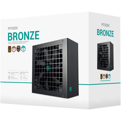 Блок живлення DeepCool GamerStorm PF500X 500W (R-PF500X-HD0B-JGEU) Блок живлення DeepCool GamerStorm PF500X 500W (R-PF500X-HD0B-JGEU)
