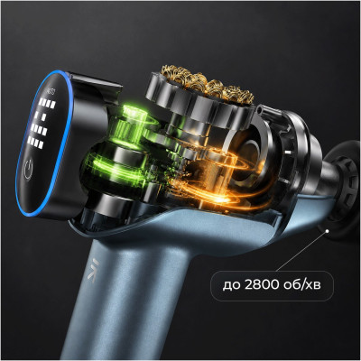 Перкусійний масажер RENPHO Reach 2 Thermacool (R-WMG02-CY) Перкусійний масажер RENPHO Reach 2 Thermacool (R-WMG02-CY)
