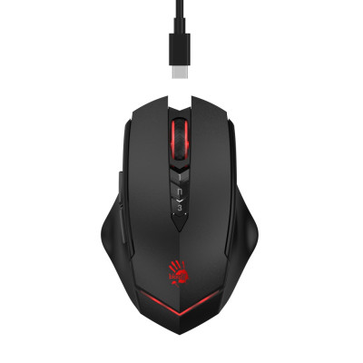 Миша бездротова Bloody R80 Plus Black