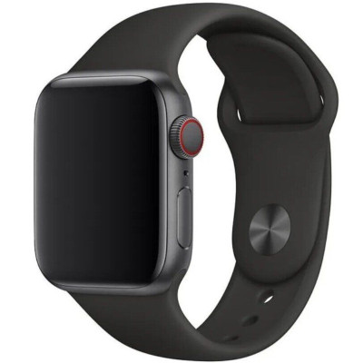 Ремінець Apple Sport Band для Apple Watch 40mm Black (MTP62)