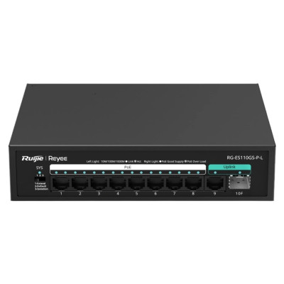 Комутатор Ruijie Reyee RG-ES110GS-P-L Комутатор Ruijie Reyee RG-ES110GS-P-L