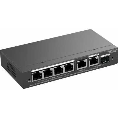 Комутатор Ruijie Reyee RG-ES206GS-P Комутатор Ruijie Reyee RG-ES206GS-P