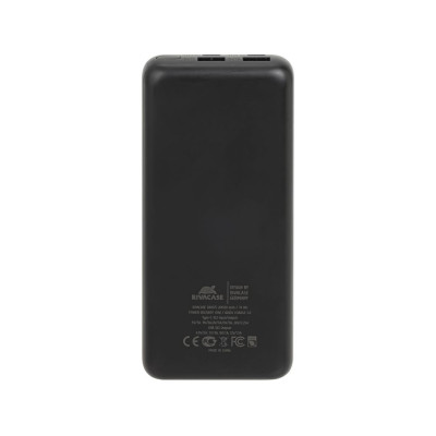 Універсальна мобільна батарея Rivacase Rivapower 20000mAh Black (VA1075)