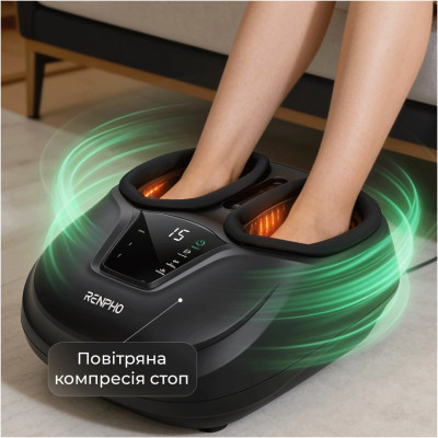 Масажер для ніг RENPHO Shiatsu Compact Black (RP-FM058R-BK) Масажер для ніг RENPHO Shiatsu Compact Black (RP-FM058R-BK)