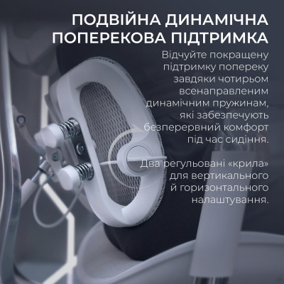 Крісло офісне Sihoo Doro S300 Mesh Light Grey (S300-M202)
