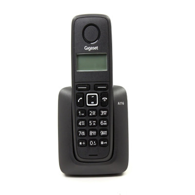Радіотелефон DECT Gigaset A116 Black Радіотелефон DECT Gigaset A116 Black