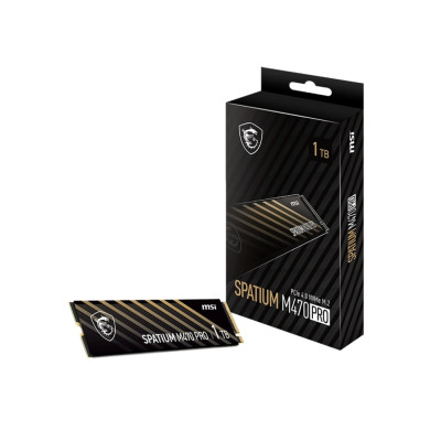 Накопичувач SSD 1TB MSI Spatium M470 Pro M.2 2280 PCIe 4.0 x4 NVMe 3D NAND TLC (S78-440L0J0-P83)