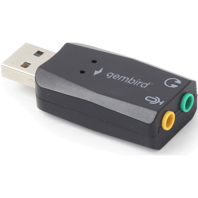 Звукова карта Gembird SC-USB2.0-01 Black Звукова карта Gembird SC-USB2.0-01 Black