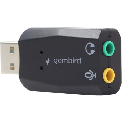 Звукова карта Gembird SC-USB2.0-01 Black Звукова карта Gembird SC-USB2.0-01 Black