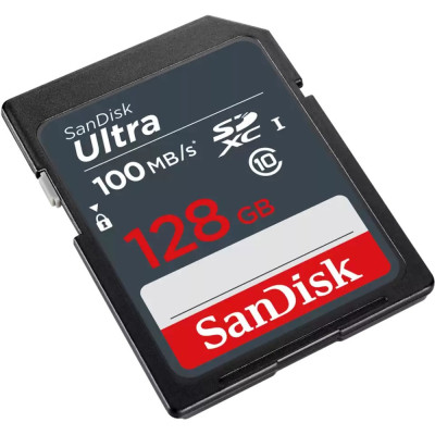 Карта пам`яті SDXC 128GB UHS-I Class 10 SanDisk Ultra R100MB/s (SDSDUNR-128G-GN3IN) Карта пам`яті SDXC 128GB UHS-I Class 10 SanDisk Ultra R100MB/s (SDSDUNR-128G-GN3IN)