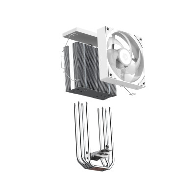 Кулер процесорний ID-Cooling SE-214-XT V2 ARGB White Кулер процесорний ID-Cooling SE-214-XT V2 ARGB White