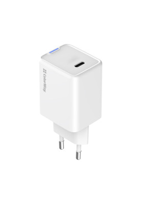 Мережевий зарядний пристрій ColorWay GaN Mini 45W PD Port PPS USB-C White (CW-CHS057PD-WT)