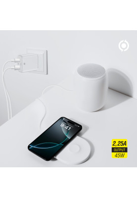 Мережевий зарядний пристрій Piko TC-PD452 (1USB-Cx3A, 1USBx3A) 45W White (1283126597787)