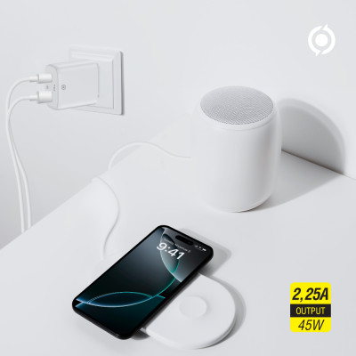 Мережевий зарядний пристрій Piko TC-PD452 (1USB-Cx3A, 1USBx3A) 45W White (1283126597787)