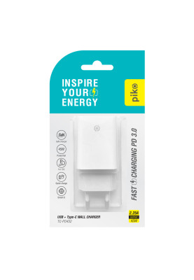 Мережевий зарядний пристрій Piko TC-PD452 (1USB-Cx3A, 1USBx3A) 45W White (1283126597787)