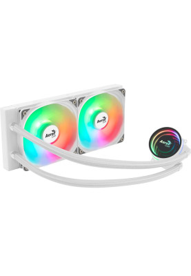 Система водяного охолодження AeroCool Oasis L240 White (ACLA-OA24117.21)