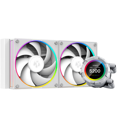 Система водяного охолодження ID-Cooling Space LCD SL240 White Система водяного охолодження ID-Cooling Space LCD SL240 White