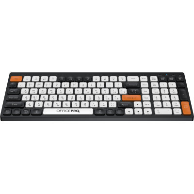 Клавіатура бездротова OfficePro SK985BO Bluetooth Black/White
