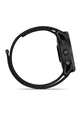 Смарт-годинник Garmin Enduro 3 Carbon Gray DLC Titanium with Black Nylon (010-02751-00)