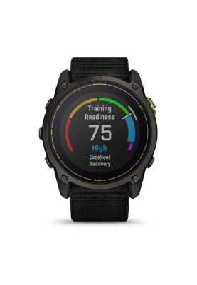 Смарт-годинник Garmin Enduro 3 Carbon Gray DLC Titanium with Black Nylon (010-02751-00)
