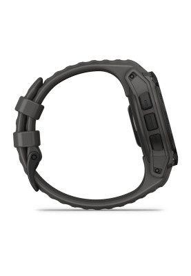 Смарт-годинник Garmin Instinct E 40 mm Black with Charcoal Silicone Band (010-02932-13)