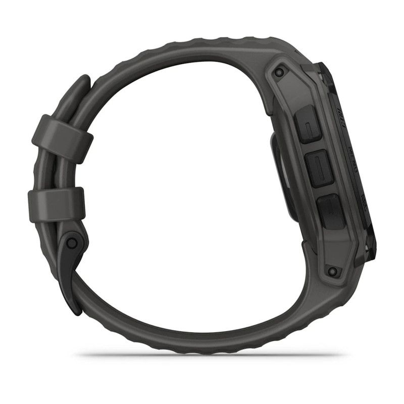 Смарт-годинник Garmin Instinct E 40 mm Black with Charcoal Silicone Band (010-02932-13)